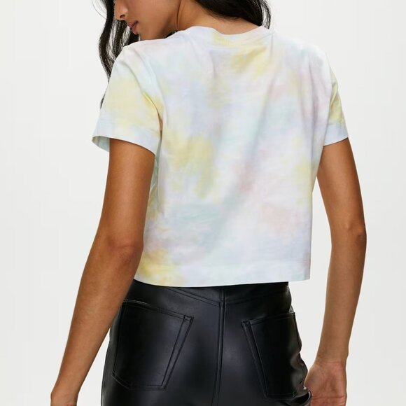 Wilfred Free Gatana Cropped Tie Dye Tee - Size Small - Picture 3 of 6